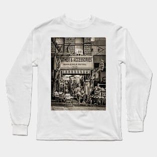 Old Vintage New York City Manhattan Street Long Sleeve T-Shirt